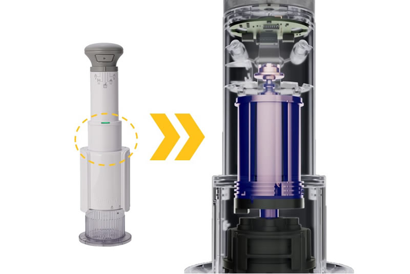 パワフルモーターで素早くなめらかに攪拌