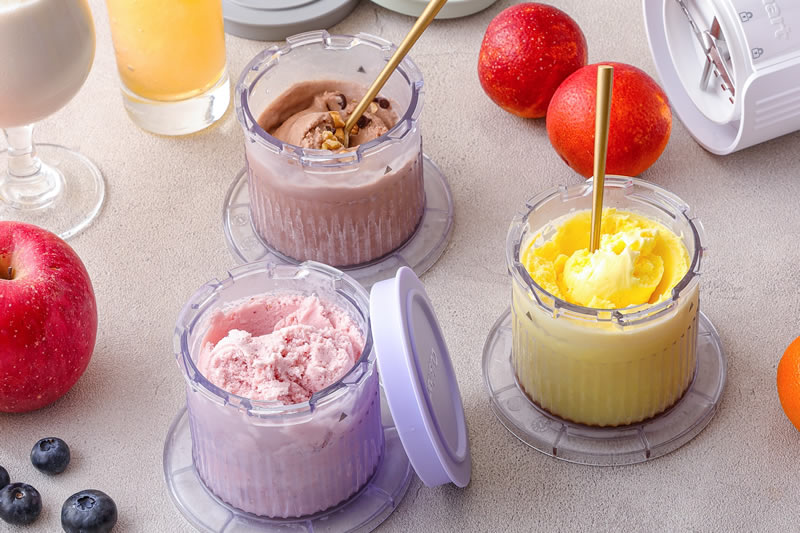 3つのデザートカップ付きで、おうちパーティーにも