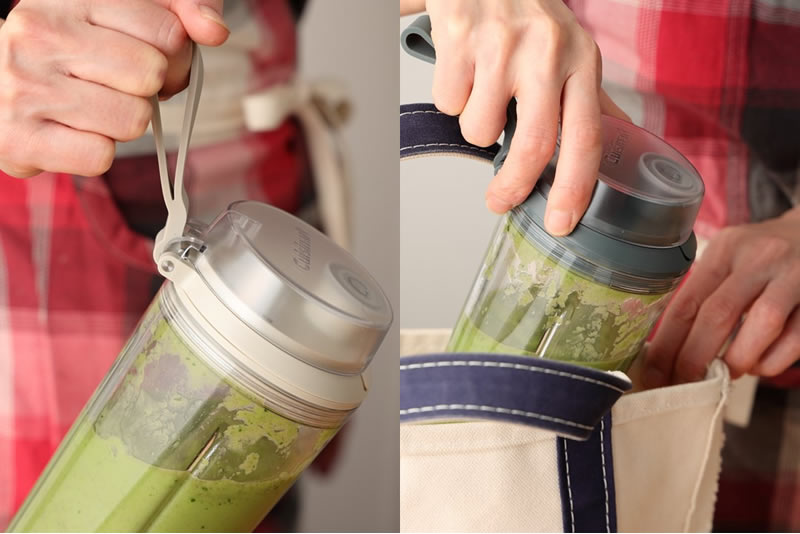 タンブラーとして持ち運びも自由に